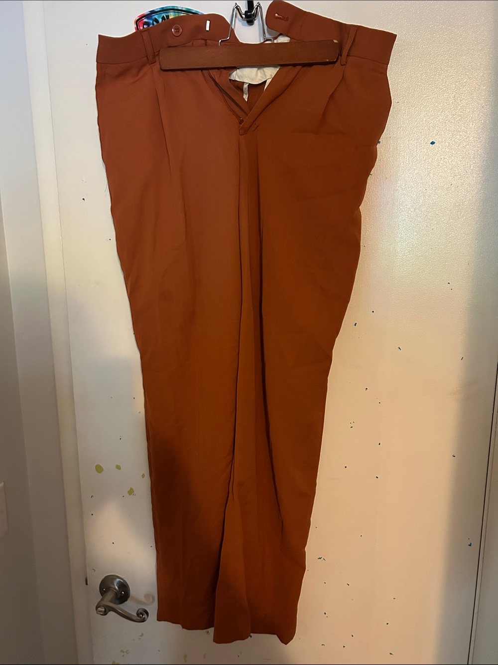 Women’s  Dress Pants in Rust color